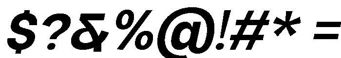 Raftile Bold Italic Font OTHER CHARS