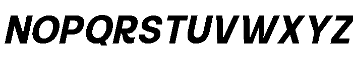 Raftile Bold Italic Font UPPERCASE