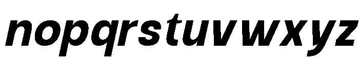 Raftile Bold Italic Font LOWERCASE