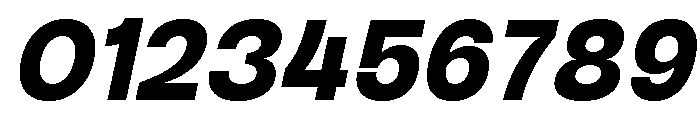 Raftile Extra Bold Italic Font OTHER CHARS