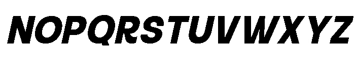 Raftile Extra Bold Italic Font UPPERCASE