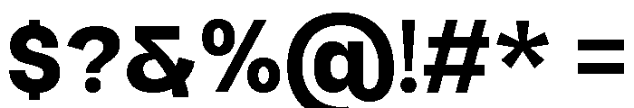 Raftile Extra Bold Font OTHER CHARS