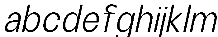 Raftile Extra Light Italic FONT