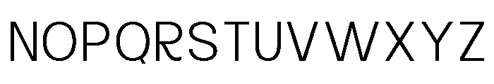 Raftile Extra Light Font UPPERCASE