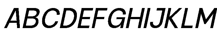 Raftile Italic Font UPPERCASE