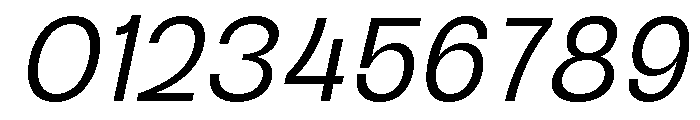 Raftile Light Italic Font OTHER CHARS