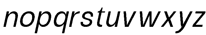 Raftile Light Italic Font LOWERCASE