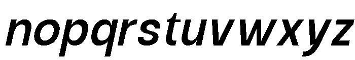 Raftile Medium Italic Font LOWERCASE