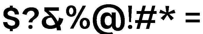 Raftile Semi Bold Font OTHER CHARS