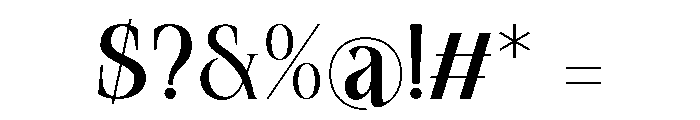 Ragetha-Regular Font OTHER CHARS