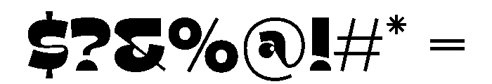 Ragikon Regular Font OTHER CHARS