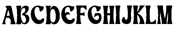 Raginhe Font UPPERCASE