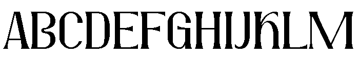 Ragkote Font UPPERCASE