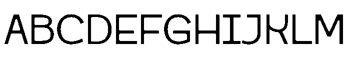 Ragkun Font UPPERCASE