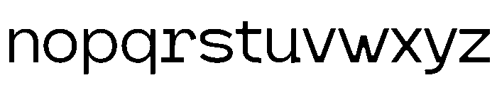 Ragkun Font LOWERCASE