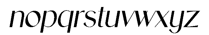 Ragoe Font LOWERCASE