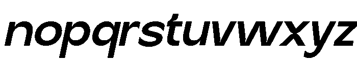 Ragonte Italic Font LOWERCASE