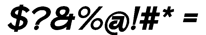 Ragtev Bold Italic Font OTHER CHARS