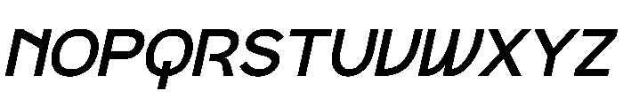 Ragtev Bold Italic Font UPPERCASE