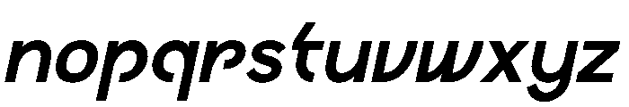 Ragtev Bold Italic Font LOWERCASE