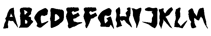 Ragthorn Font UPPERCASE