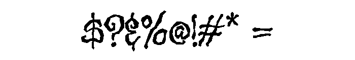 Ragwrit Fairyland Regular Font OTHER CHARS