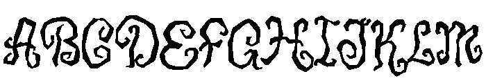 Ragwrit Fairyland Regular Font UPPERCASE
