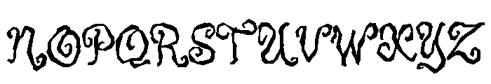 Ragwrit Fairyland Regular Font UPPERCASE