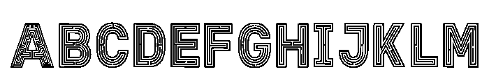 Raha Regular Font UPPERCASE