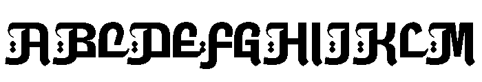 Rahila Arabic Regular Font UPPERCASE