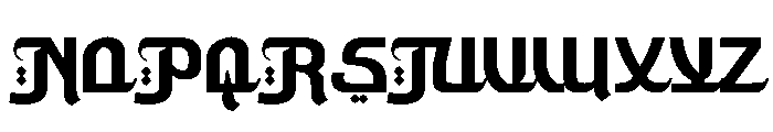 Rahila Arabic Regular Font UPPERCASE