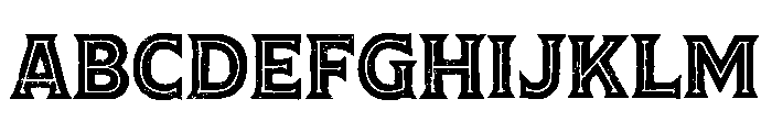 Raidmark Font UPPERCASE