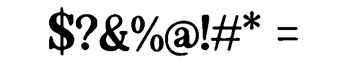 Railla Sore Regular Font OTHER CHARS