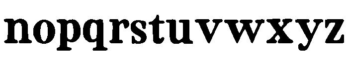 Railla Sore Regular Font LOWERCASE