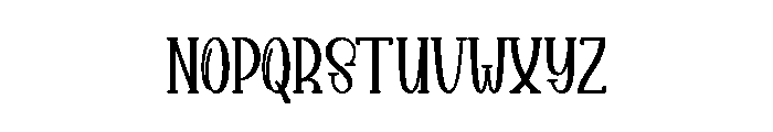 Railway Rainsnow Font UPPERCASE