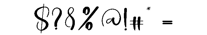 Rain Honeymoon Font OTHER CHARS