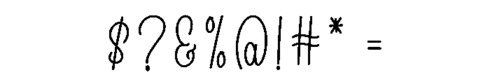 Rainbow Amazing Font OTHER CHARS