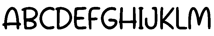 Rainbow Blessing Font UPPERCASE