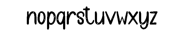 Rainbow Bubbles Font LOWERCASE