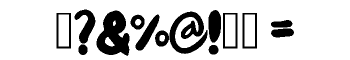 Rainbow Chaser Regular Font OTHER CHARS