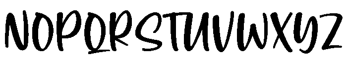 Rainbow Chocolate Script Regular Font UPPERCASE