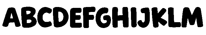 Rainbow Darling Regular Font UPPERCASE