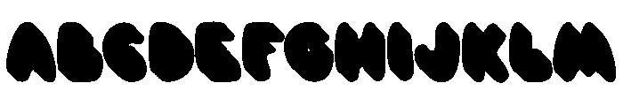 Rainbow Days CF Font UPPERCASE