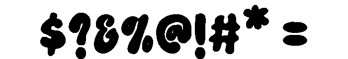 Rainbow Fabrica Regular Font OTHER CHARS