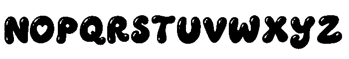 Rainbow Fabrica Regular Font UPPERCASE