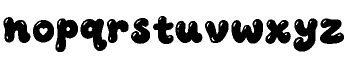 Rainbow Fabrica Regular Font LOWERCASE