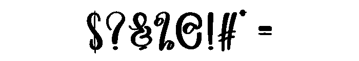 Rainbow Farmhouse Font OTHER CHARS