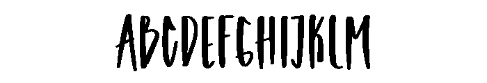 Rainbow Farmhouse Font UPPERCASE