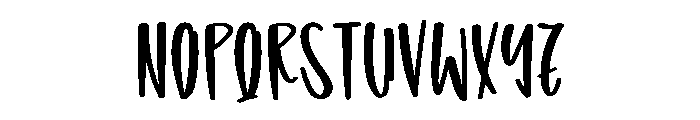 Rainbow Farmhouse Font UPPERCASE