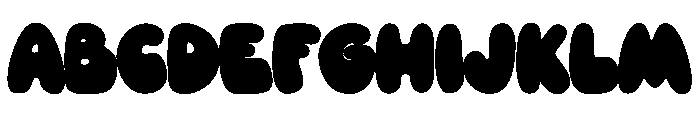 Rainbow Jello CF Font UPPERCASE